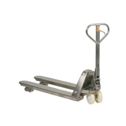 Vista general de la transpaleta inoxidable 2500kg