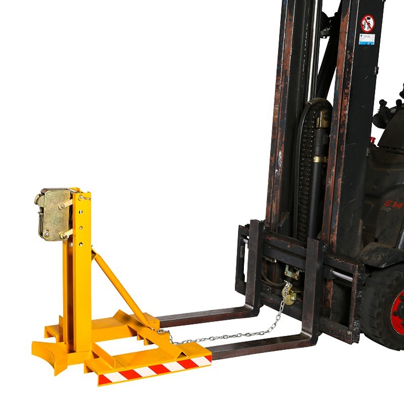 Pinza de acero para manipular barriles en carros elevadores 400 kg