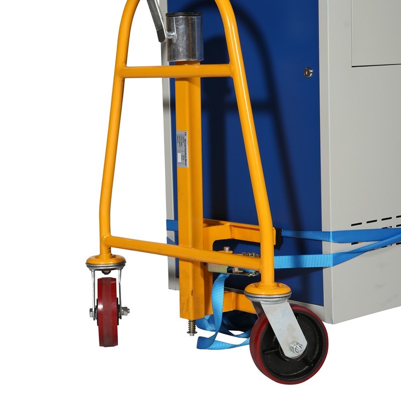 Zoom sobre las ruedas de los portamuebles 600kg