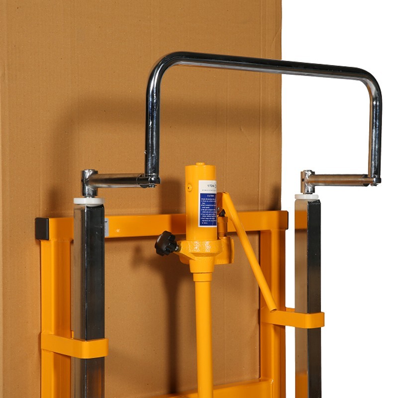 Zoom sobre la asa de dirección de los portamuebles 1800kg