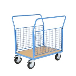 Vista general del carro con 2 paredes de malla 500kg