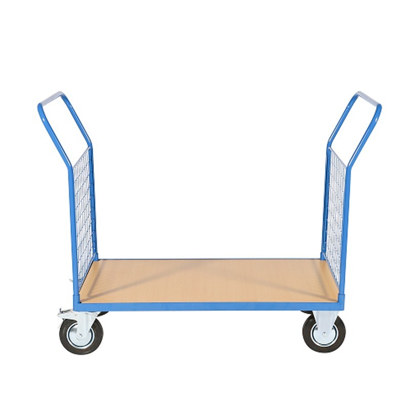 Vista de perfil del carro con malla 500kg