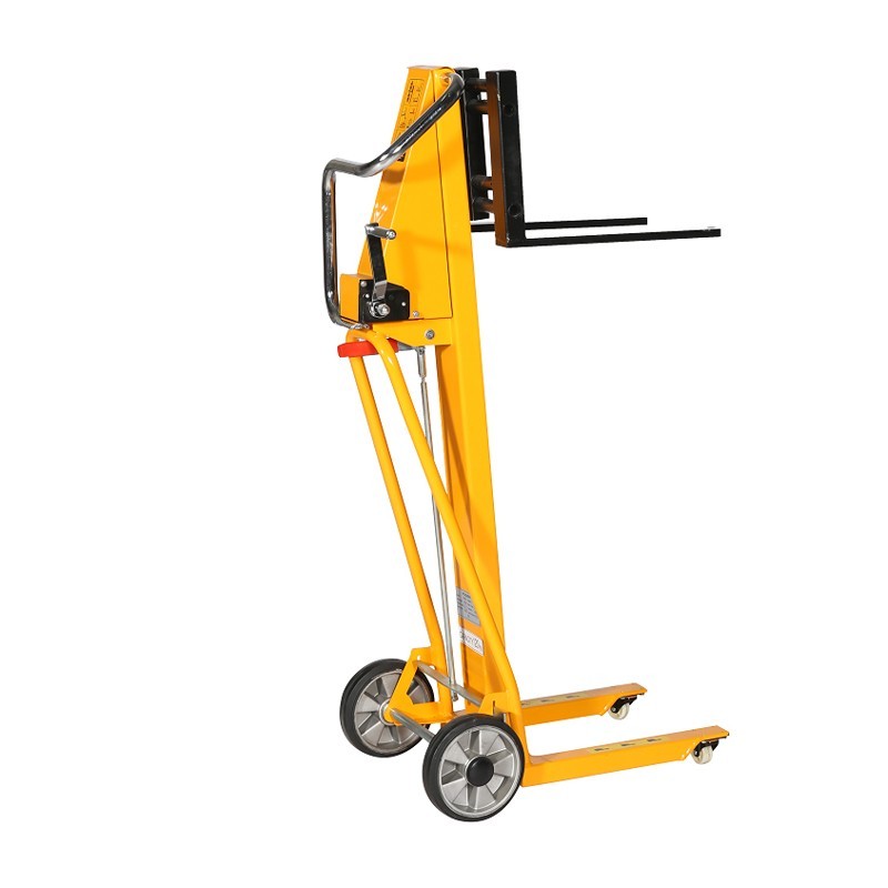 Apilador con manivela 120kg Elevación 1050mm vista desde 3/4