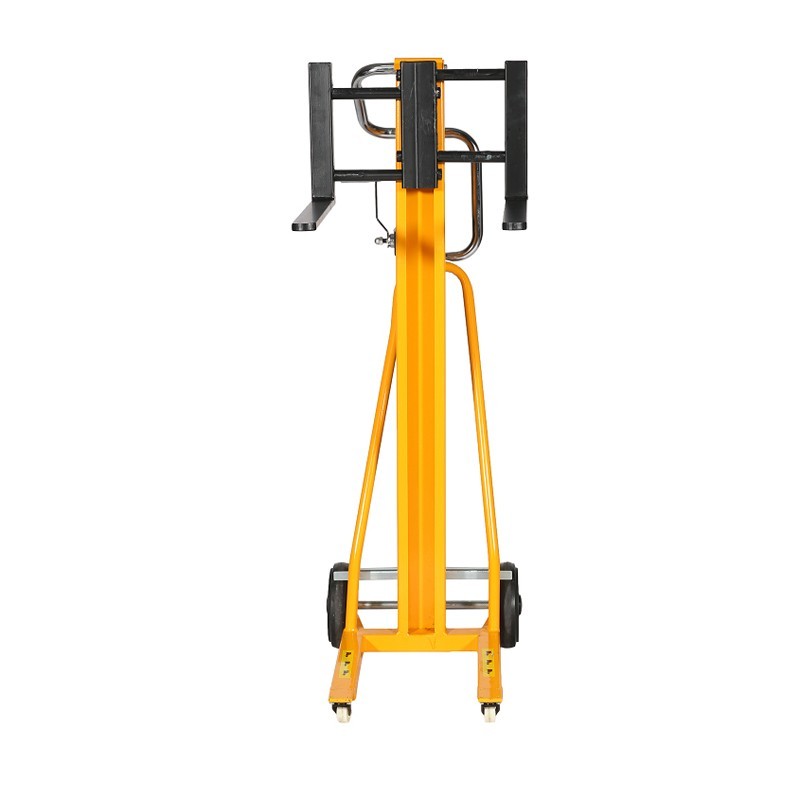 Vista frontal del Apilador con manivela 120kg Elevación 1050mm