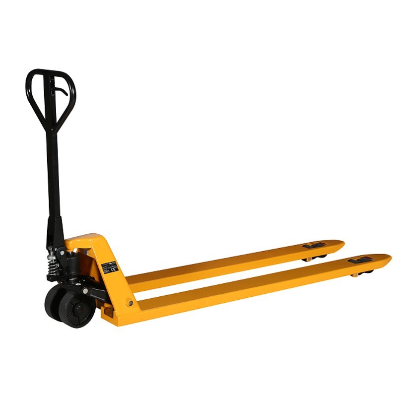 Vista general de la transpaleta manual 2000 kg horquillas 1800mm