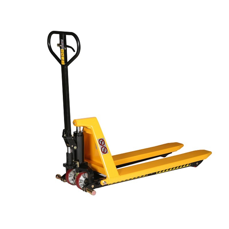 Vista delantera de la transpaleta manual de gran elevación 1000kg