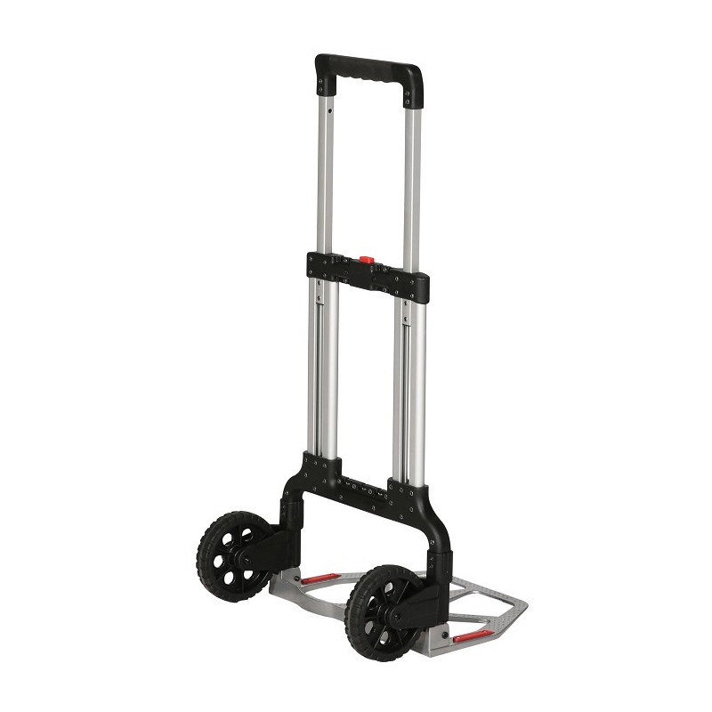 Vista general de la carretilla de aluminio plegable 125kg