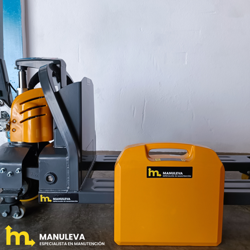 Transpaleta Manuleva con la batería de litio