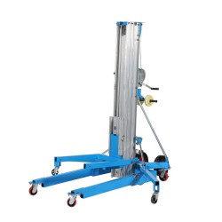 Vista general del Elevador de materiales 5000 mm