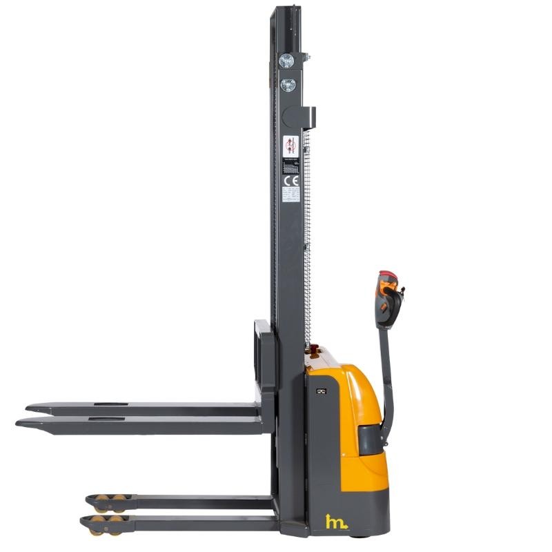 vista de perfil Apilador eléctrico 3000 mm Capacidad 1500 kg