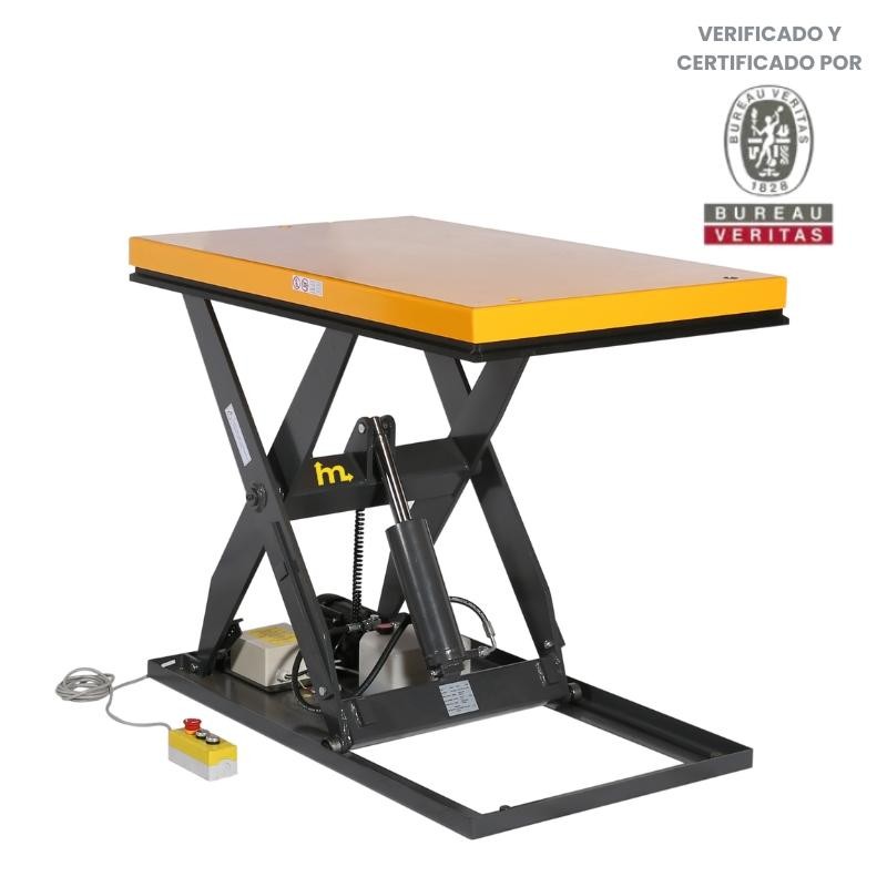 Visión general de la mesa elevadora eléctrica 1000 kg