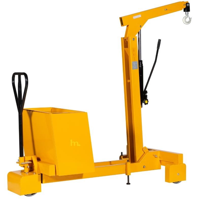 Vista de profil del Grúa de taller con gancho voladizo Capacidad 550Kg.