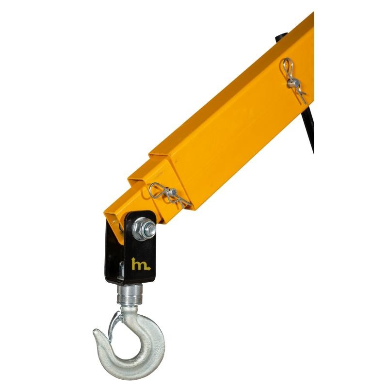 Centrarse en el gancho del Grúa de taller con gancho voladizo Capacidad 550Kg.