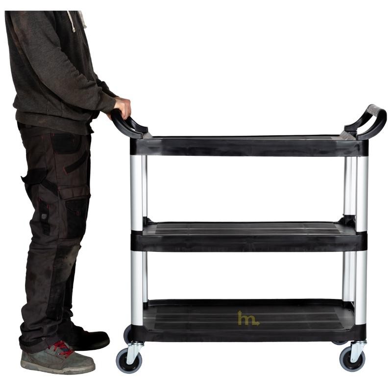 Carrello di servizio polipropilene 250kg - Manueleva
