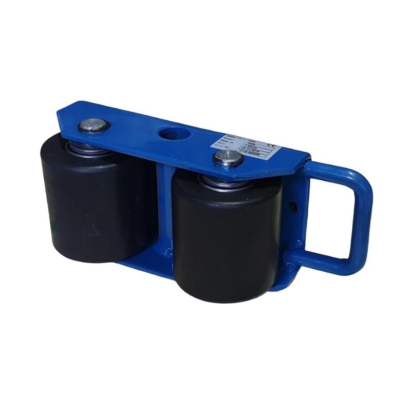 Vista desde abajo del patín de carga tipo tortuga 2,5 toneladas