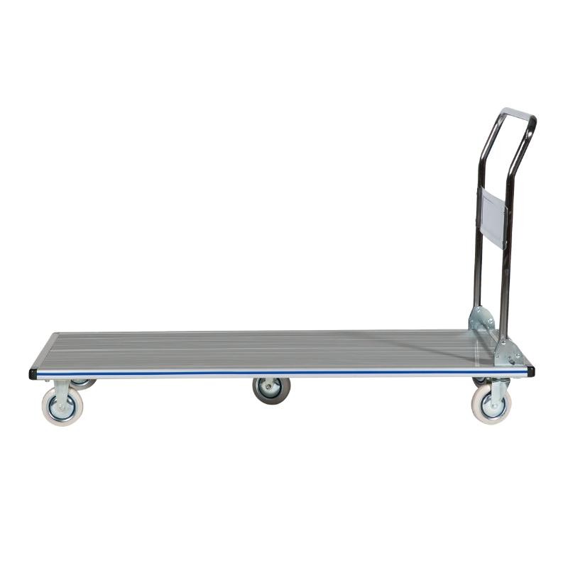 Carro de plataforma plegable de aluminio 350 kg - vista de perfil