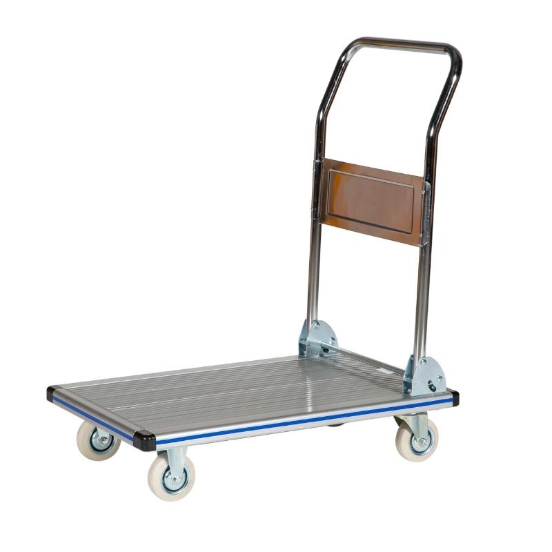 Carro plataforma antideslizante de aluminio 150 kg  - vista desde 3/4