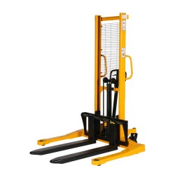 Vista general del apilador manual horquillas regulables 1600mm 2t