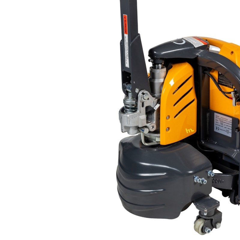 Zoom en el motor de la transpaleta eléctrica de litio 40Ah horquillas 1800mm