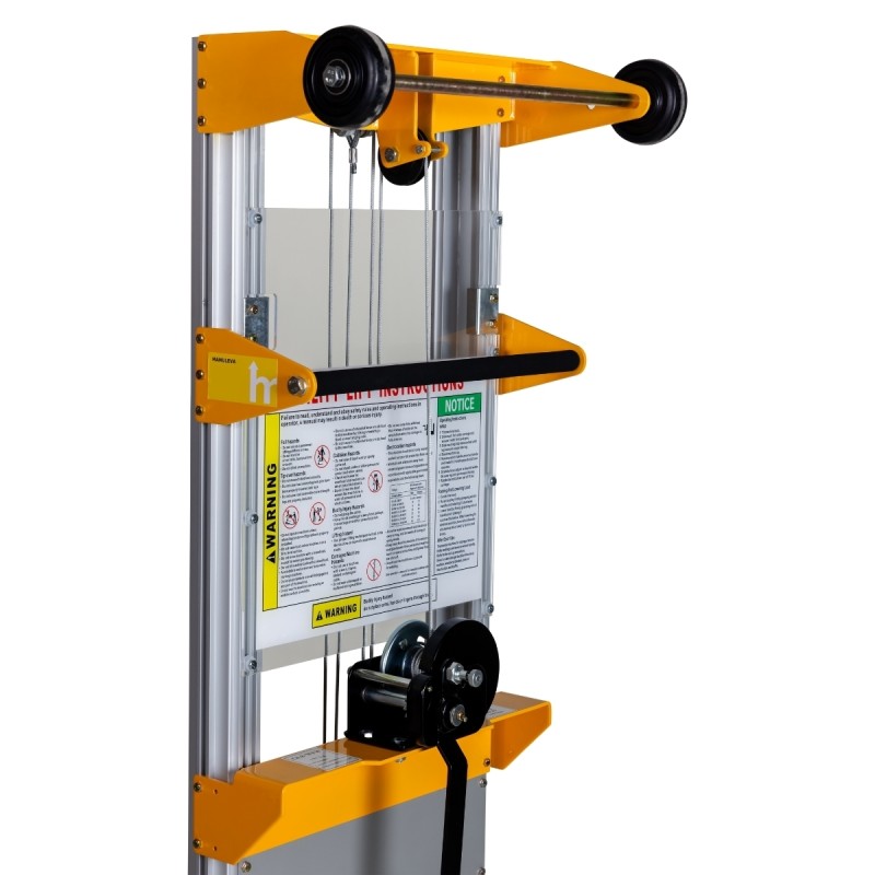 Zoom sobre la parte superior del Apilador manual con manivela 181 kg Elevación 2500 mm