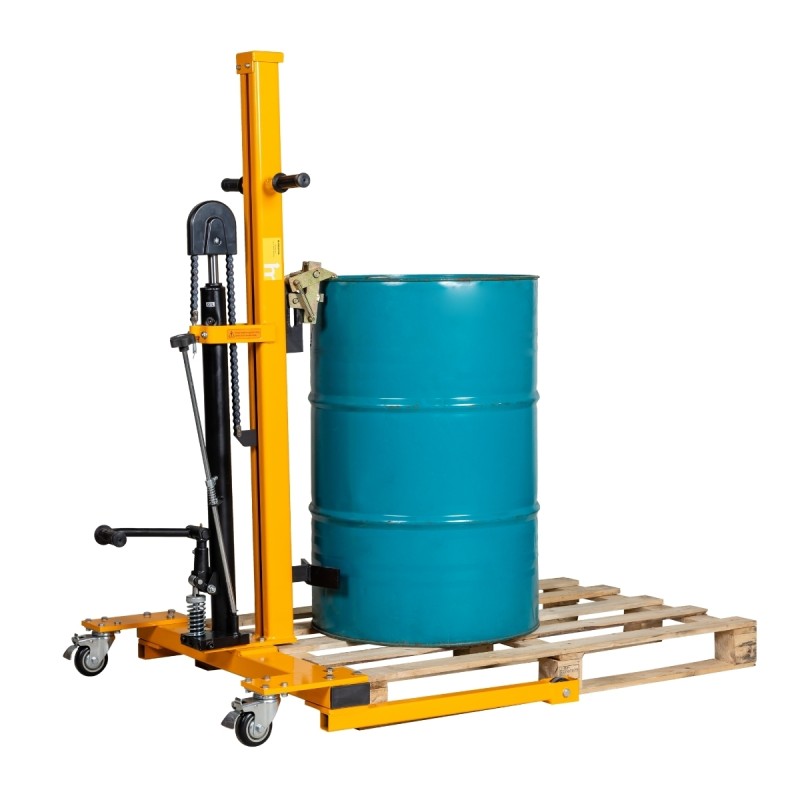 Vista general del Elevador de barril perfil bajo 300 kg