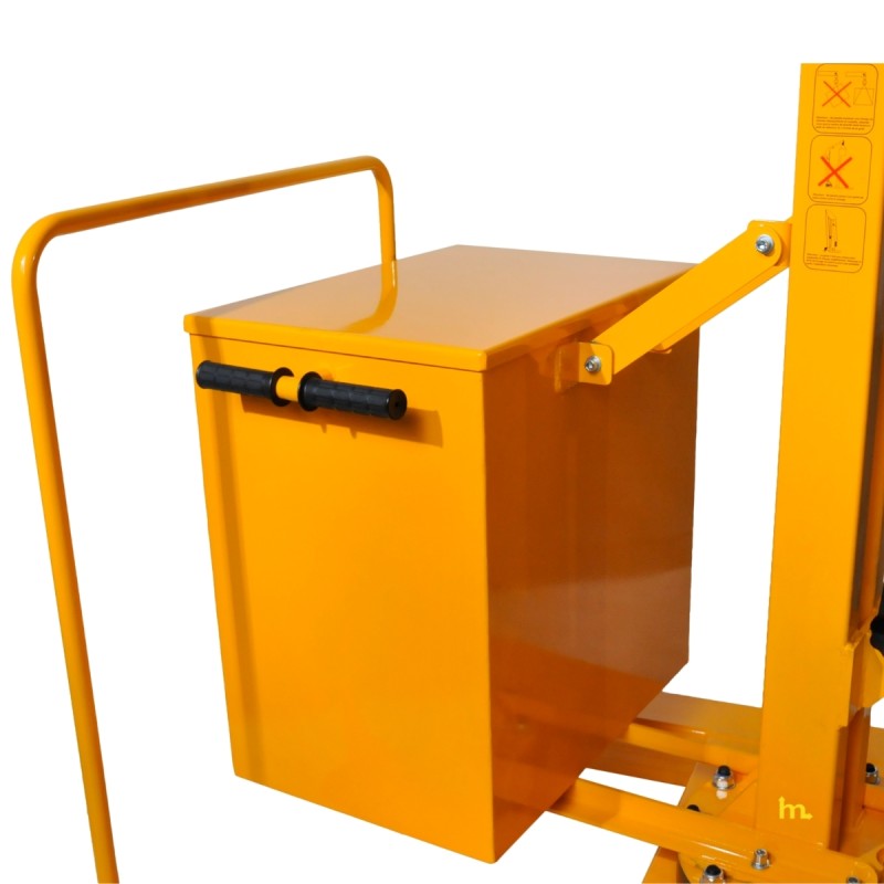 Zoom a la caja de Grúa de taller rotativa con contrapeso Capacidad 550 kg