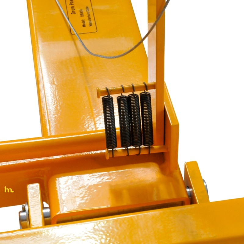 Zoom al detalle del Manipulador de bidones para carretilla elevadora 400kg