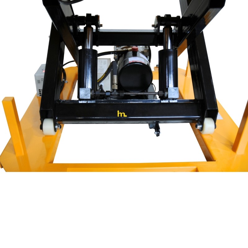 Zoom al motor de la Mesa elevadora giratoria eléctrica 2000 kg