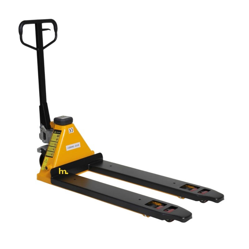 Vista trasera de la Transpaleta pesadora a pilas Capacidad 2000kg