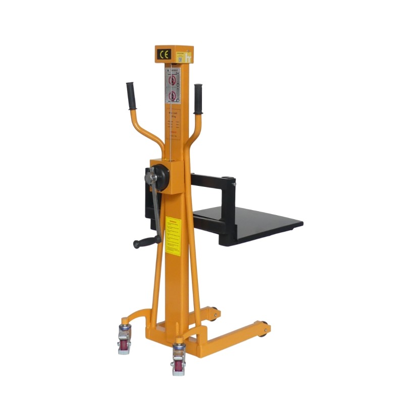 Vista general del apilador manual Puesto de trabajo 80 kg - Elevación 1100 mm