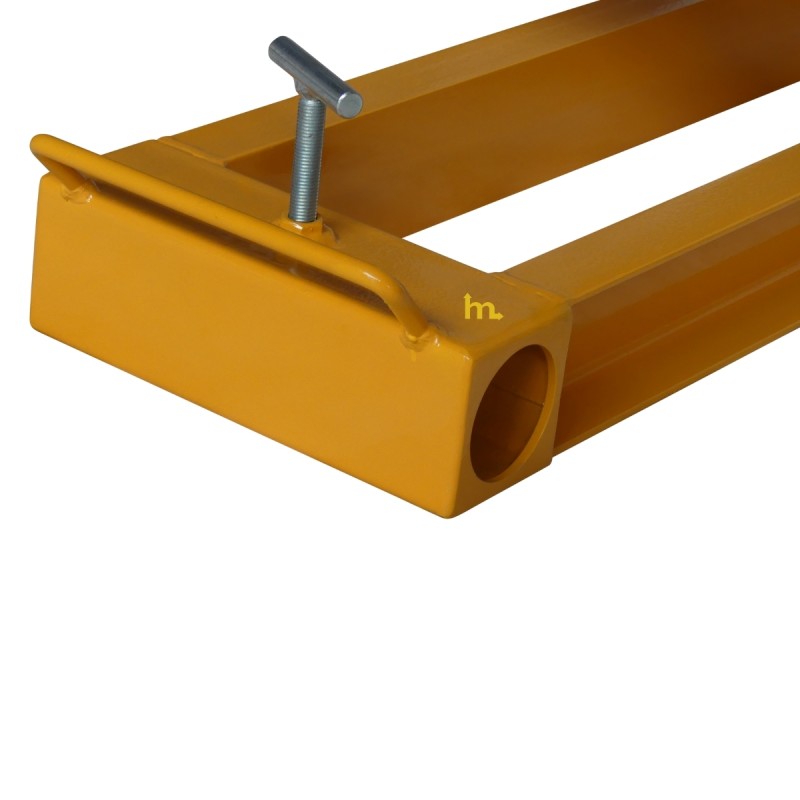 Vista de la mecanica del desenrollador de carretes - Capacidad 3000 kg