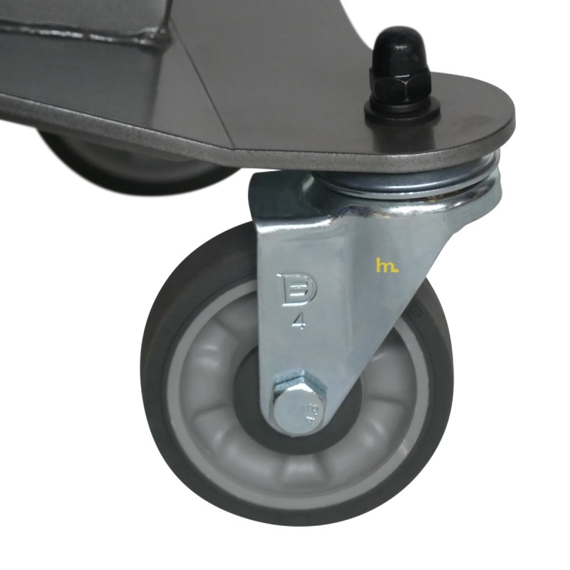 Vista de los rodillos del remolcador eléctrico 1000 kg