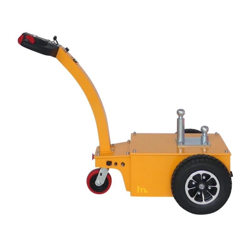 Vista lateral del remolcador eléctrico 1500 kg