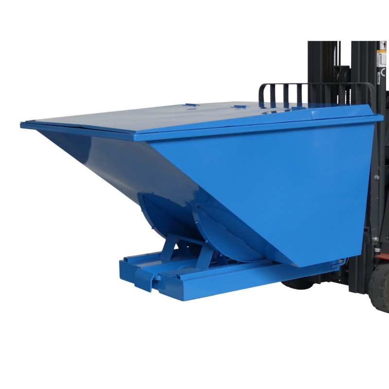 Vista general de la tapa para tolvas autobasculantes 900L