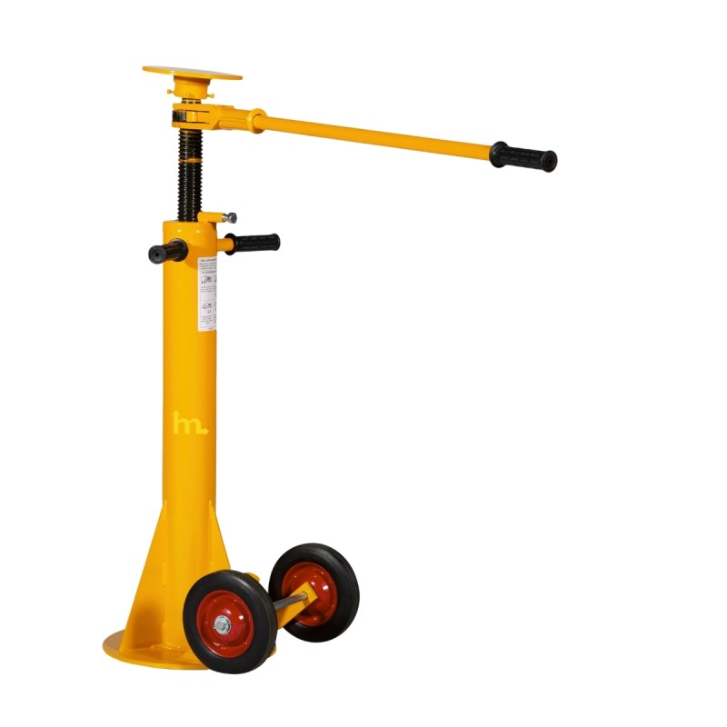 Vista con mango del soporte de seguridad para remolque de 18 toneladas - Elevación 1192 mm