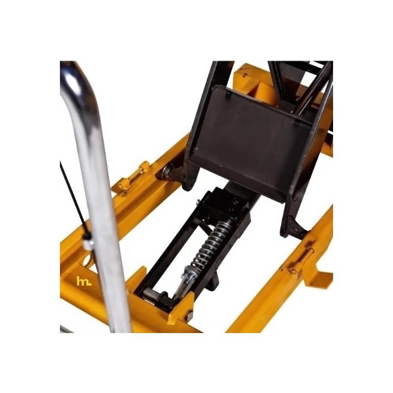 Zoom al mecanismo de la Mesa hidráulica 800 kg - plataforma: 1000x510 mm