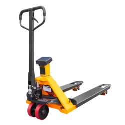 Vista general de la transpaleta 2000 kg Pantalla impermeable Precisión 0,1% con batería