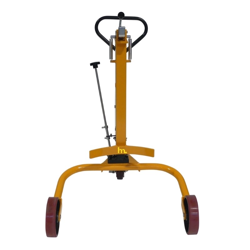 Elevador de barriles hidráulico 250 kg vista frontal