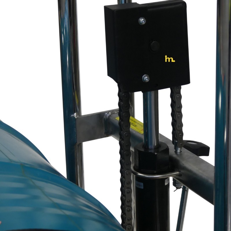 Zoom mecanismo Mini apilador para bobinas 400 kg - Elevación 1200 mm