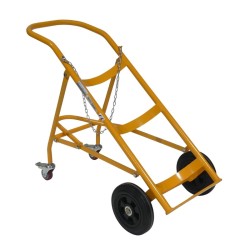 Vista general de la carretilla para bidones - 280 kg