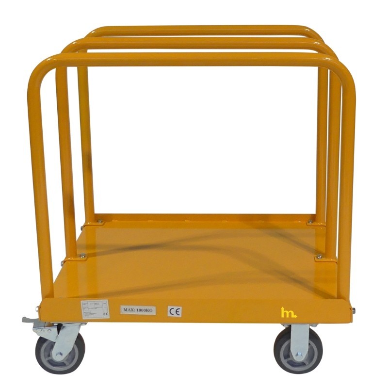 Vista de perfil del portatableros - 1000 kg