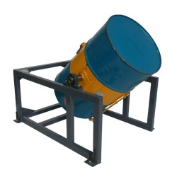 Vista general del mezclador basculante para bidones - 400 kg