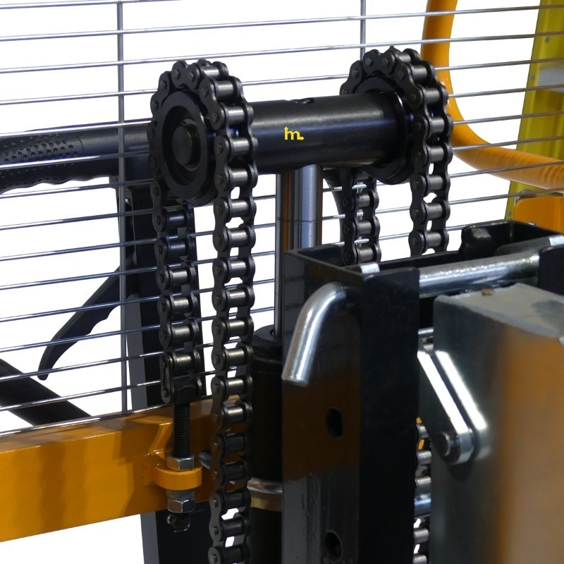 Zoom del apilador elevador de barriles 400 kg - Elevación 1450 mm